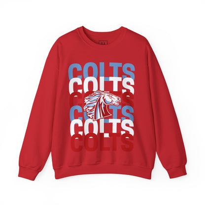 COLTS with Horse Logo - Christmas Sweatshirt - Unisex