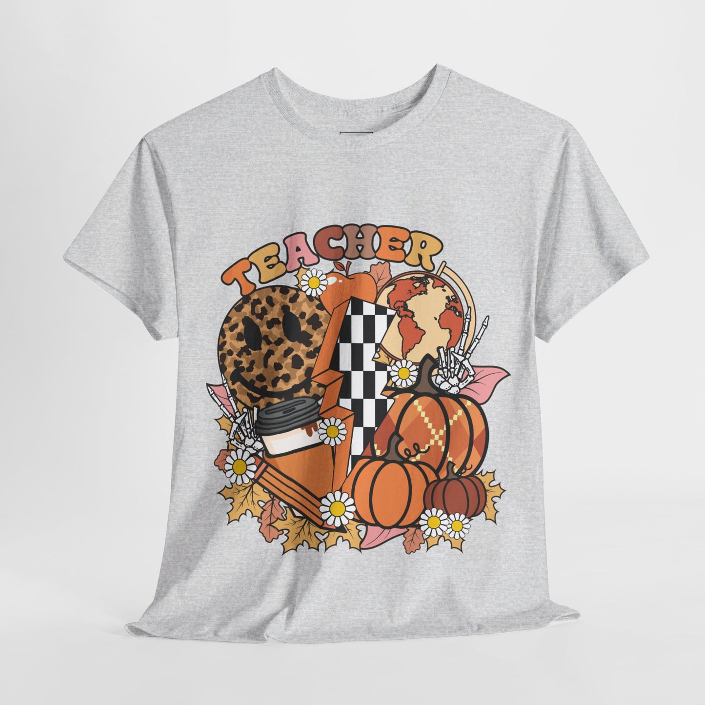Fall Retro Teacher T-Shirt