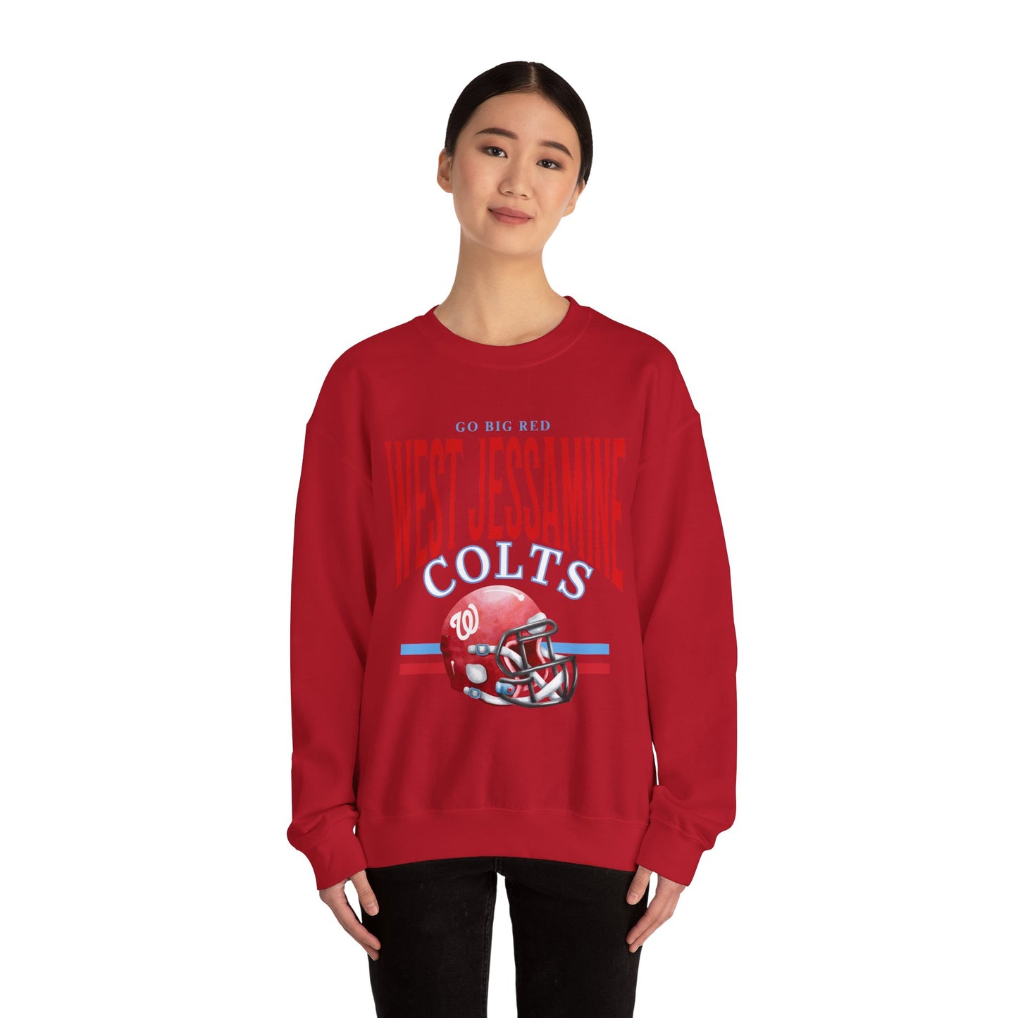 Go Big Red West Jessamine Football - Unisex Sweatshirt
