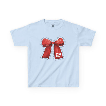 YOUTH - Let's Go Colts Bow - W Logo Unisex T-Shirt