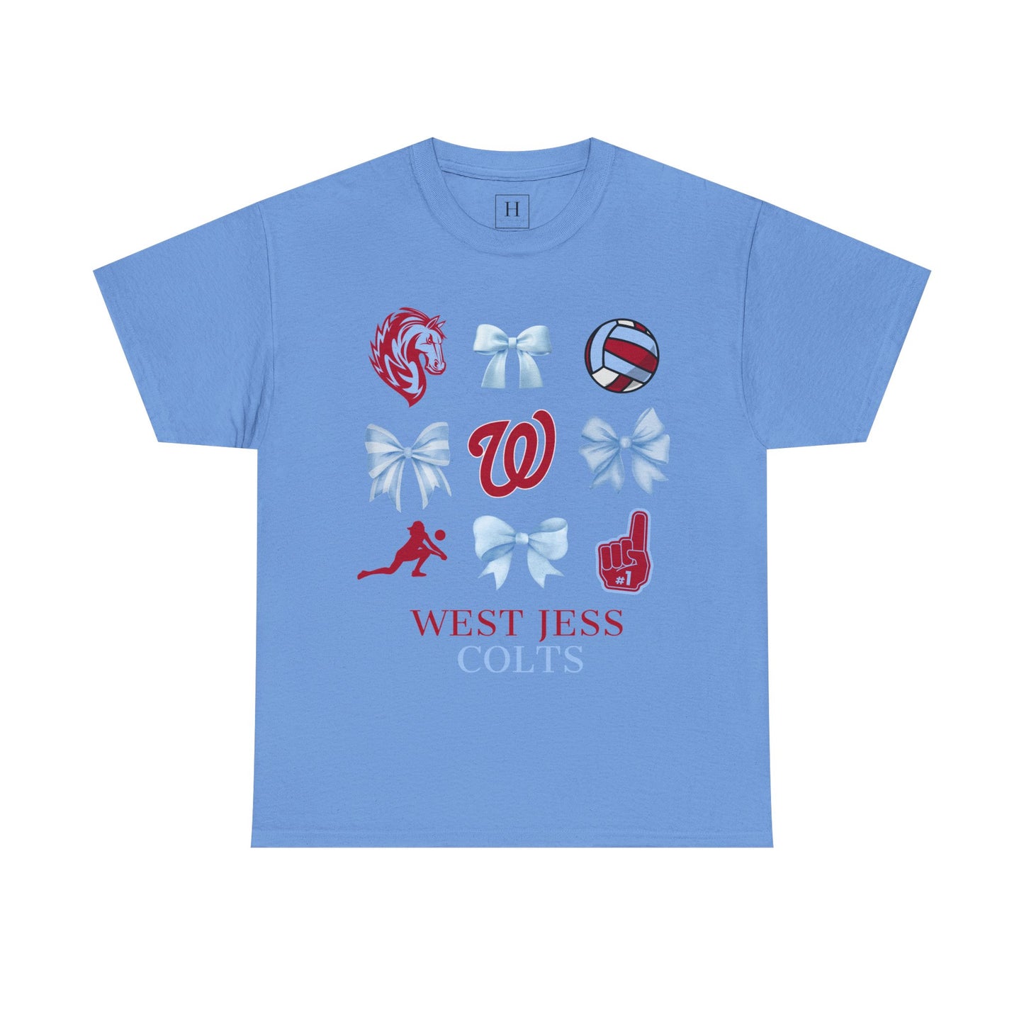 Volleyball Coquette Bows Unisex Tee - West Jessamine