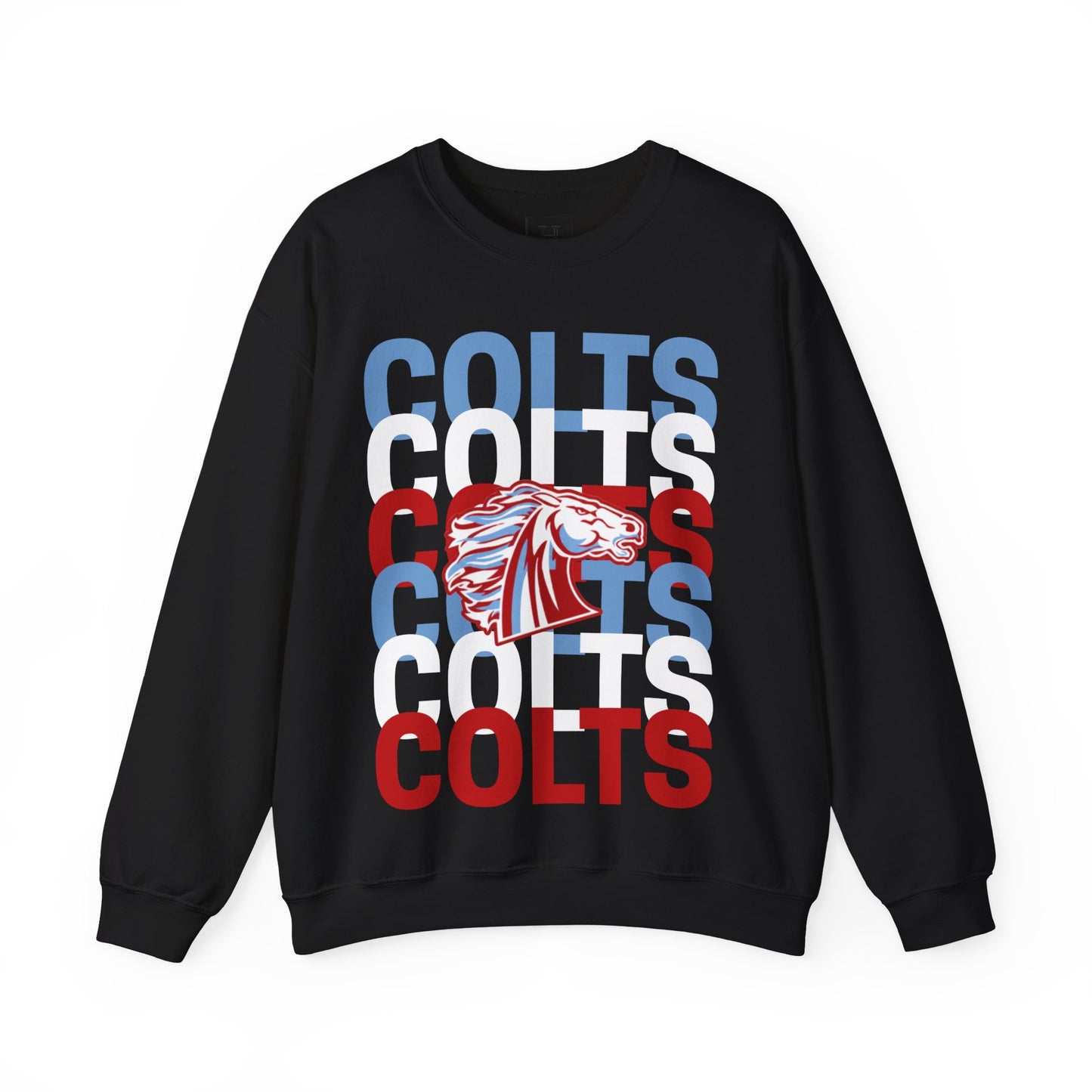 COLTS with Horse Logo - Christmas Sweatshirt - Unisex