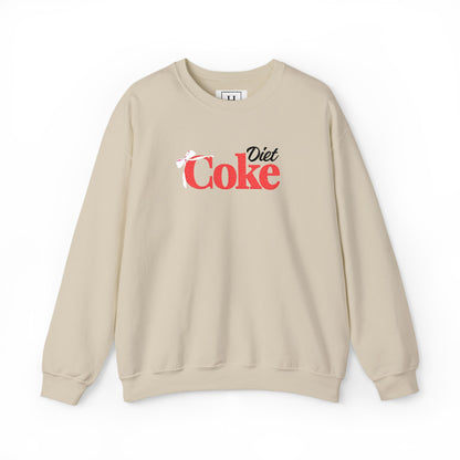 Bow 'Diet Coke' Crewneck Sweatshirt - Embroidered