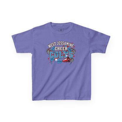 YOUTH - - West Jessamine Cheer COLTS - Poms, Bows, Stars - Unisex Shirt