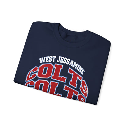 West Jessamine Colts Crewneck Sweatshirt — School Spirit Pride - Unisex