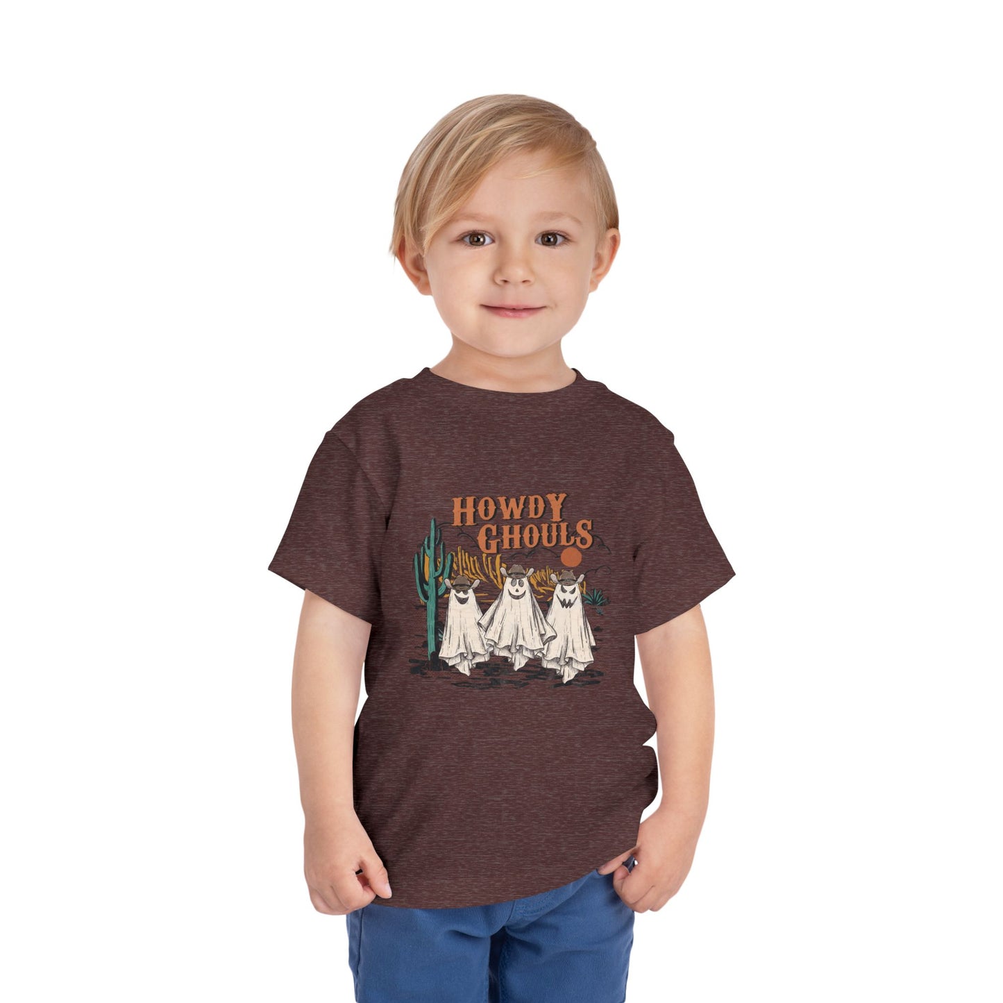 Toddler Howdy Ghouls Halloween T-shirt