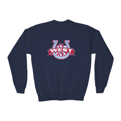 YOUTH -- West Jessamine Horseshoe Logo w/ Pom Sweatshirt