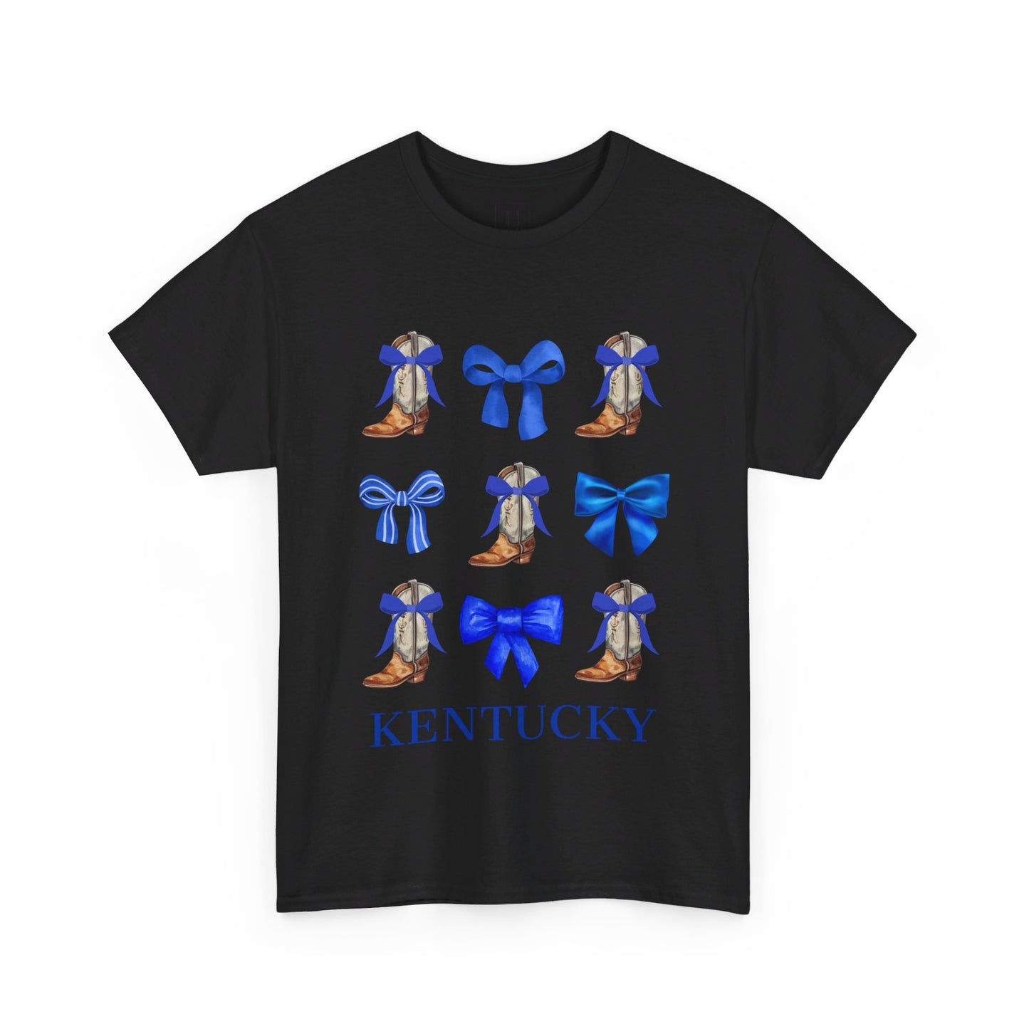 Kentucky Wildcats Coquette Bow and Cowgirl Boots Shirt