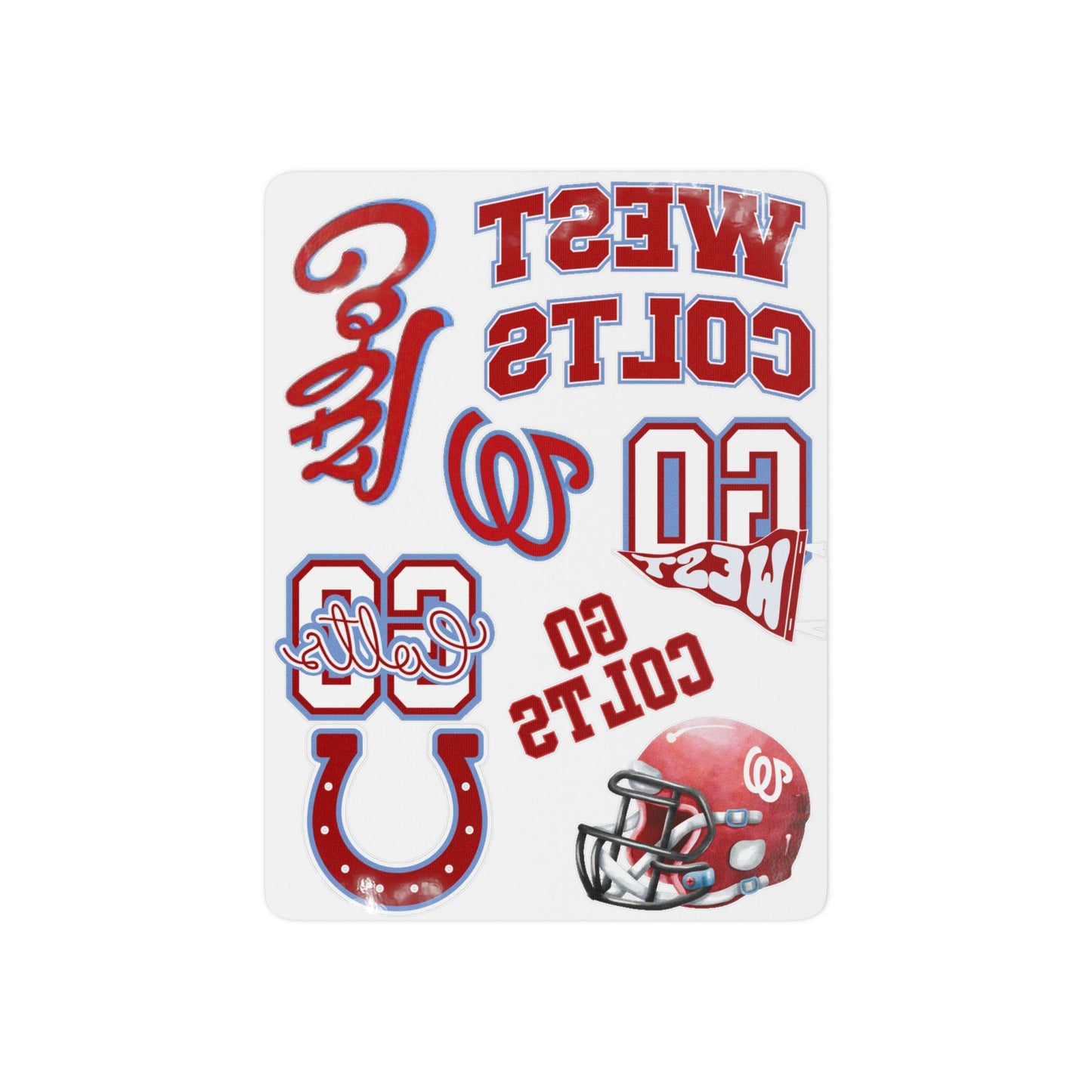 West Jessamine Colts Temporary Tattoos (9)