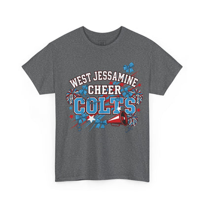 West Jessamine Cheer COLTS - Poms, Bows, Stars - Unisex Shirt