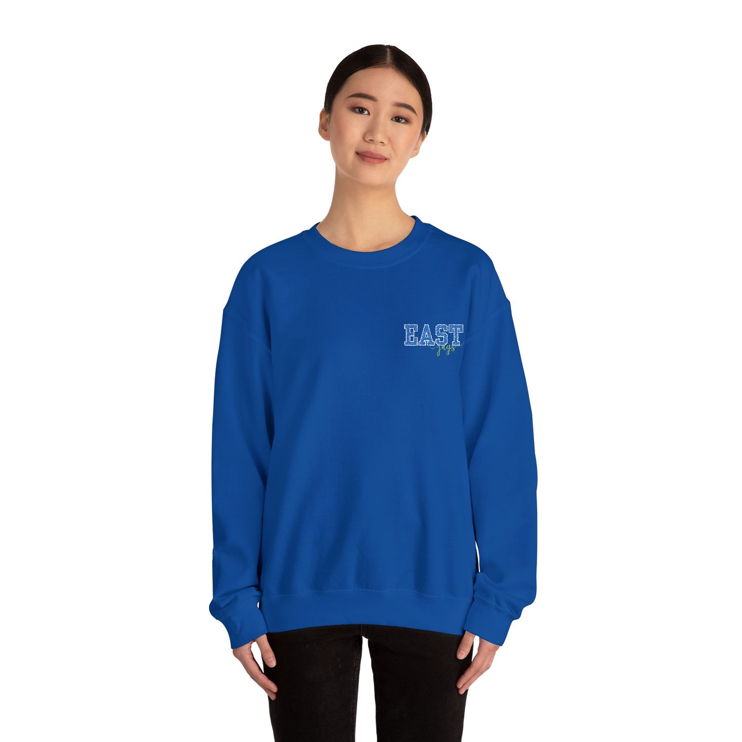 East Jessamine Jags Crewneck Sweatshirt | Unisex Pullover -- Embroidered