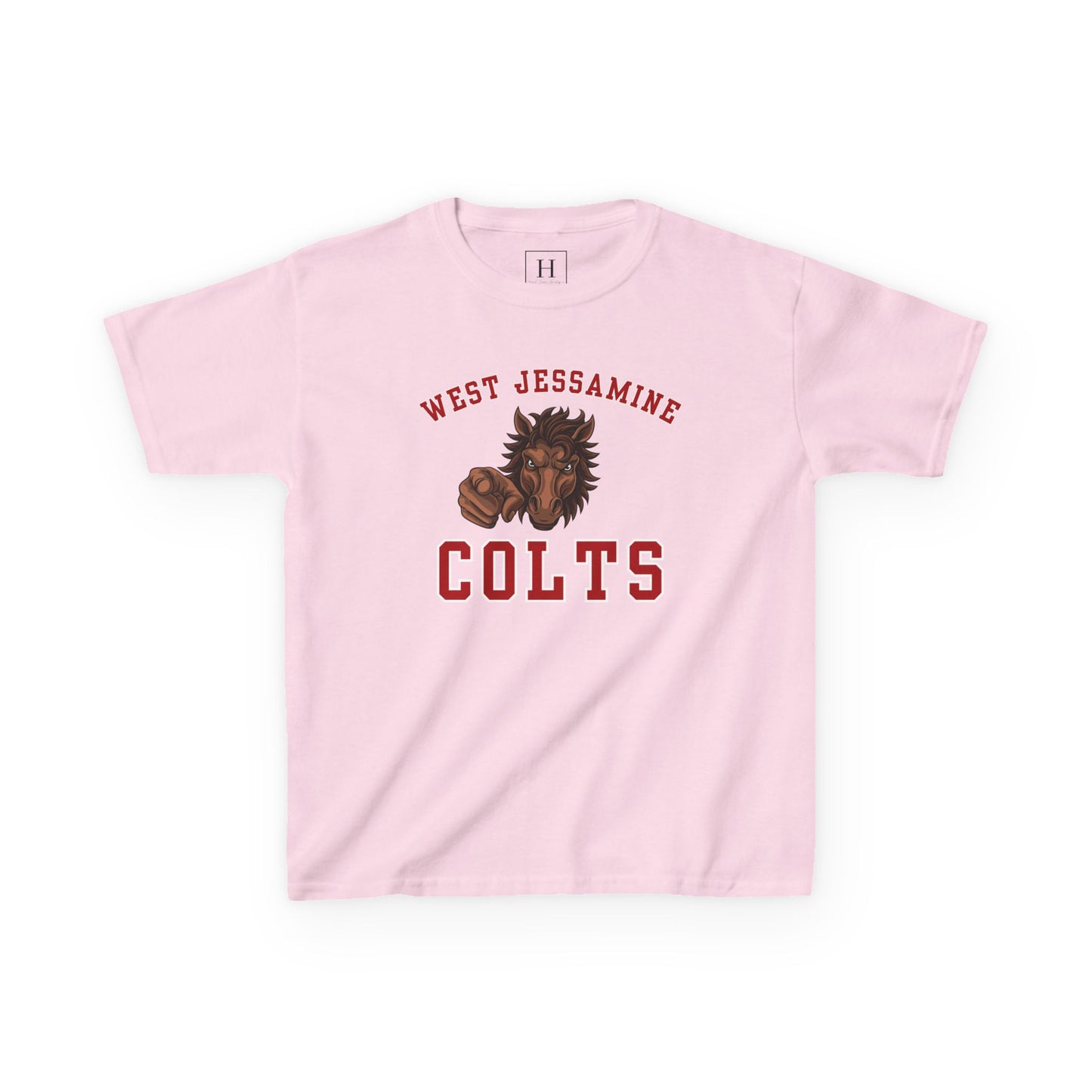 YOUTH --- West Jessamine Colts Mascot - YOU  -- Unisex Tee