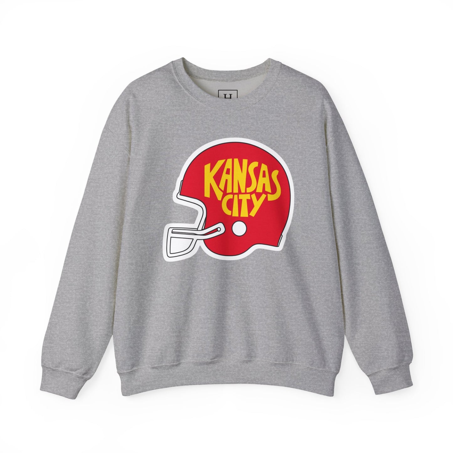 Game Day KS Chiefs Football Helmet - Unisex Sweatshirt