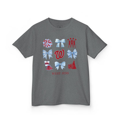 YOUTH - West Jessamine Cheerleading Coquette Bows
