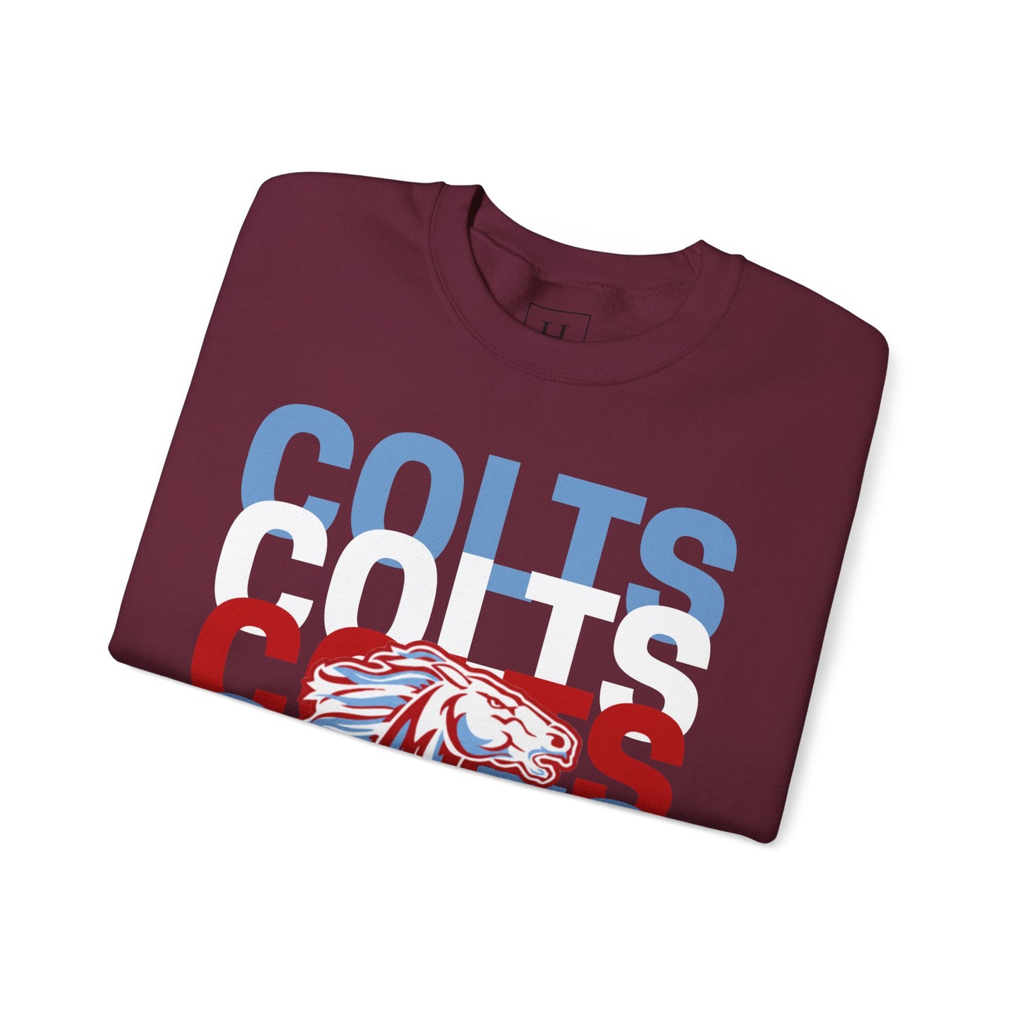 COLTS with Horse Logo - Christmas Sweatshirt - Unisex