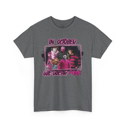 Halloween; Classic Horror Characters; Breast Cancer Awareness -- Unisex