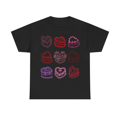 Coquette Cherry Bow Cake T-Shirt