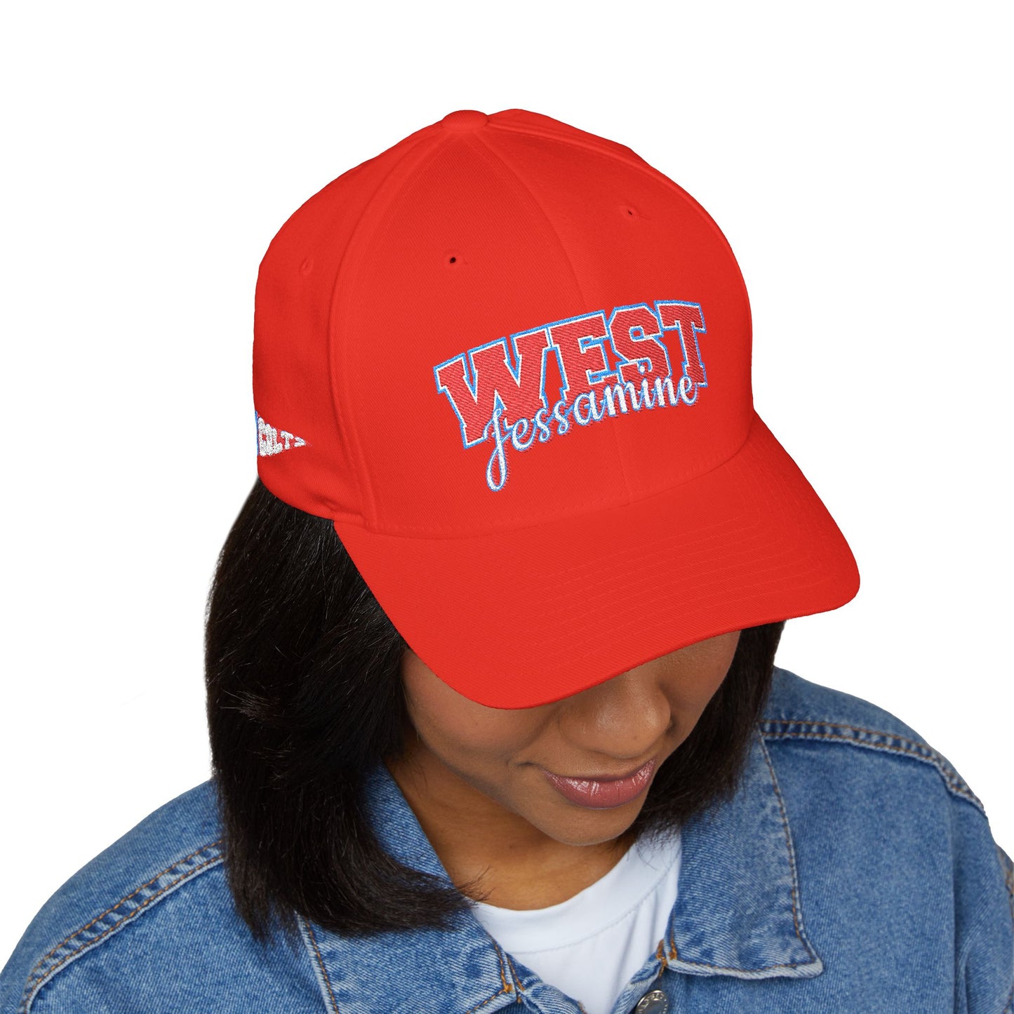 West Jessamine - Colts Pennant on Left Side - Embroidered Baseball Cap — Retro Game Day School Spirit