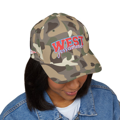 West Jessamine - Colts Pennant on Left Side - Embroidered Baseball Cap — Retro Game Day School Spirit