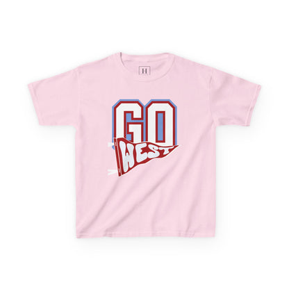 YOUTH -- GO WEST Pennant Flag - Unisex