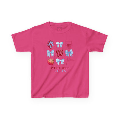 YOUTH --- West Jessamine Basketball Coquette Unisex Tee