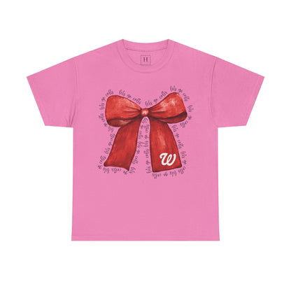WJ Let's Go Colts Cheer Bow w/ WJ logo - Unisex Shirt