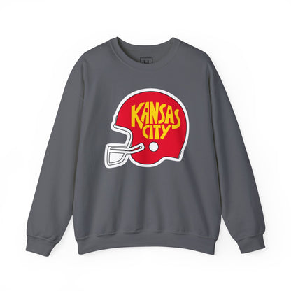 Game Day KS Chiefs Football Helmet - Unisex Sweatshirt