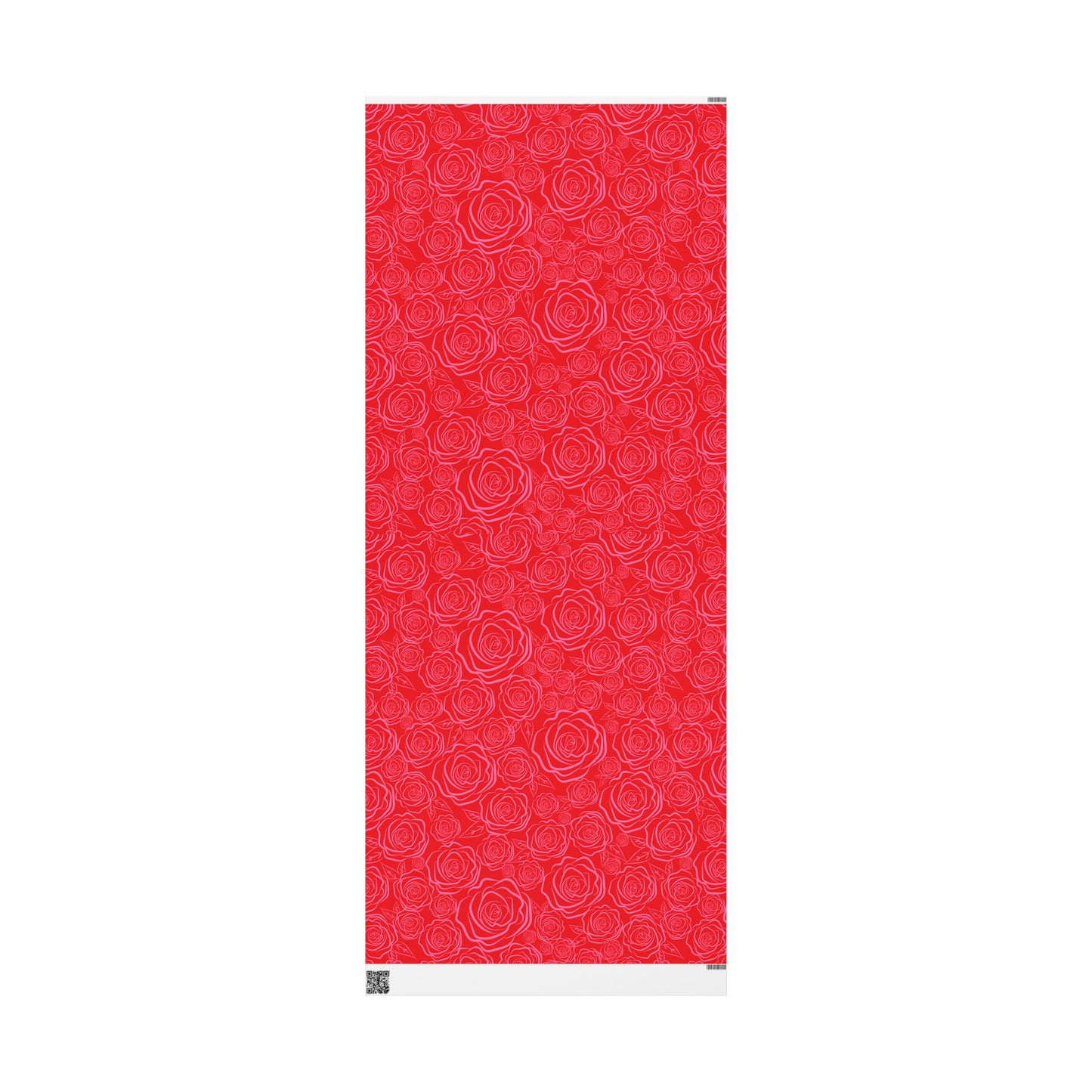 Pink & Red Floral Wrapping Paper — Coquette Flower Gift Wrap