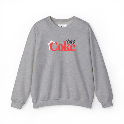 Bow 'Diet Coke' Crewneck Sweatshirt - Embroidered