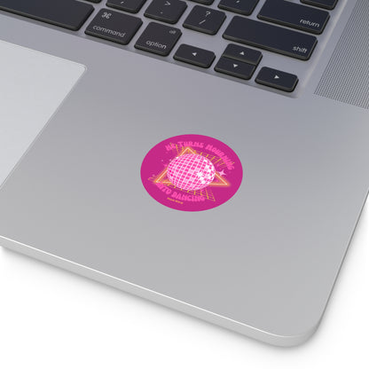 mourning into dancing christian Round Vinyl Stickers