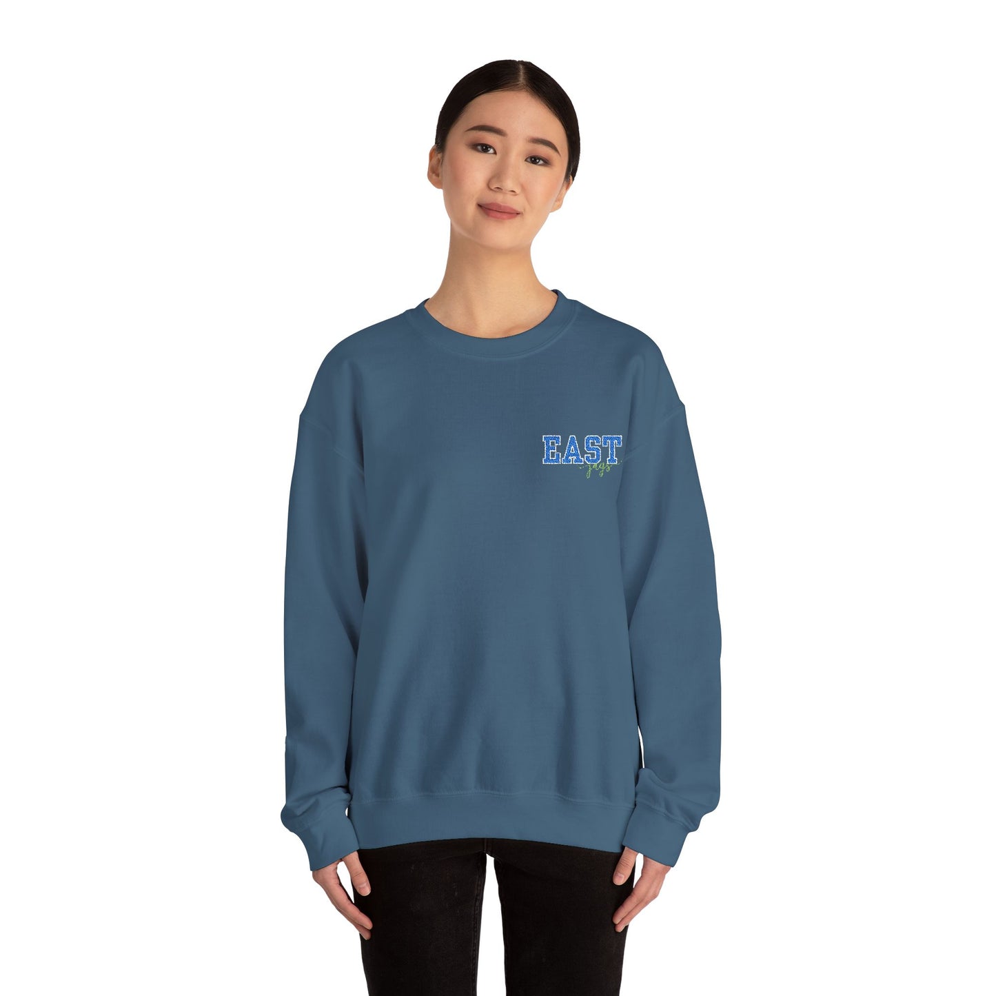 East Jessamine Jags Crewneck Sweatshirt | Unisex Pullover -- Embroidered