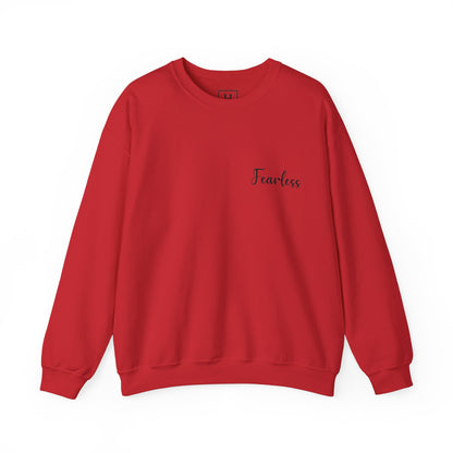 Fearless, Faith In Jesus Christian Sweater (Front and Back)