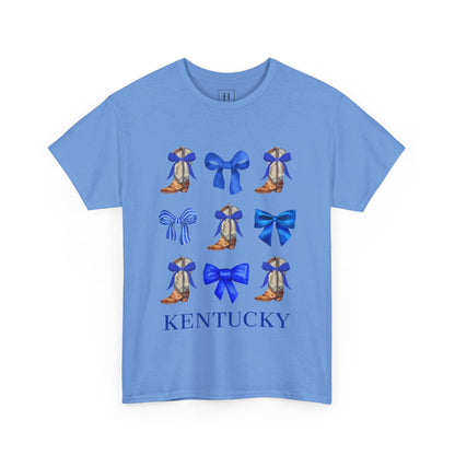 Kentucky Wildcats Coquette Bow and Cowgirl Boots Shirt