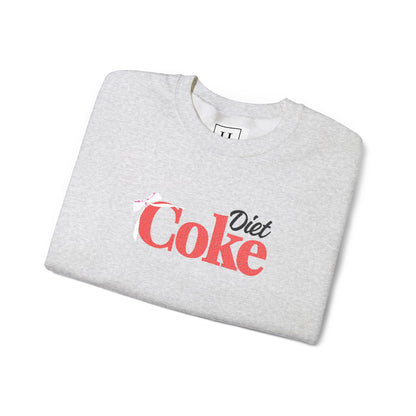 Bow 'Diet Coke' Crewneck Sweatshirt - Embroidered