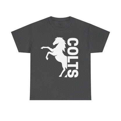 COLTS, Horse in White - Unisex Tee