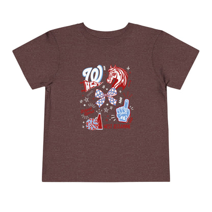 Toddler; West Jessamine Coquette School Spirit - Unisex T-shirt