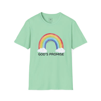Rainbow God's Promise Genesis 13 Christian T-shirt