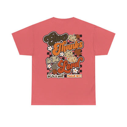 Retro Give Thanks To The Lord T-Shirt