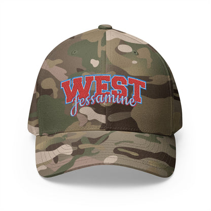 West Jessamine - Colts Pennant on Left Side - Embroidered Baseball Cap — Retro Game Day School Spirit