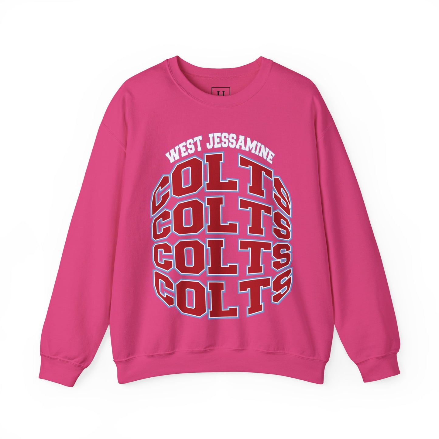 West Jessamine Colts Crewneck Sweatshirt — School Spirit Pride - Unisex