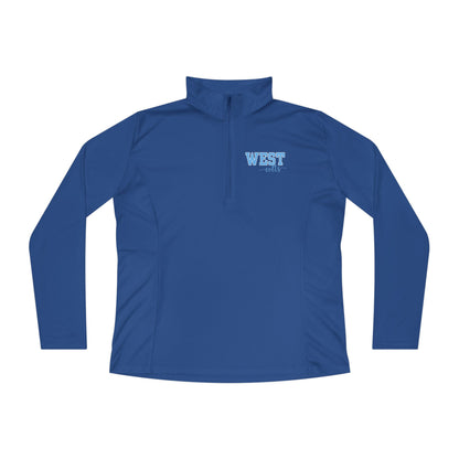 WEST JESSAMINE COLTS --- Stylish Womens Quarter-Zip Pullover for Casual Elegance, Comfortable Layering, Athletic Wear, Spring Fashion, Gift for Mom, College Apparel