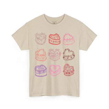 Coquette Cherry Bow Cake T-Shirt