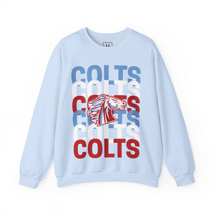 COLTS with Horse Logo - Christmas Sweatshirt - Unisex
