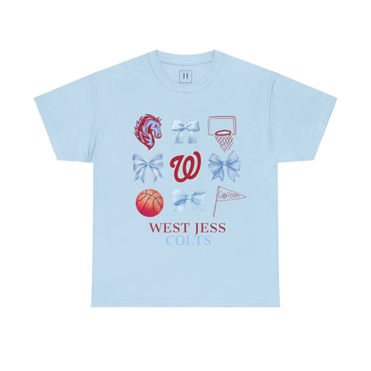 West Jessamine Basketball Coquette Unisex Tee