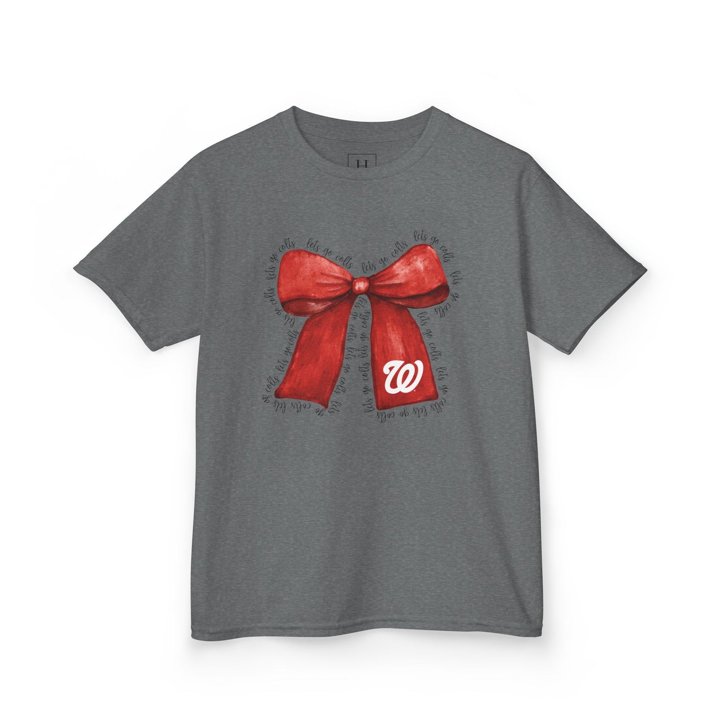 YOUTH - Let's Go Colts Bow - W Logo Unisex T-Shirt