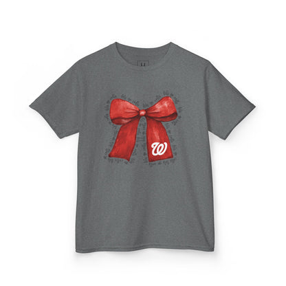 YOUTH - Let's Go Colts Bow - W Logo Unisex T-Shirt