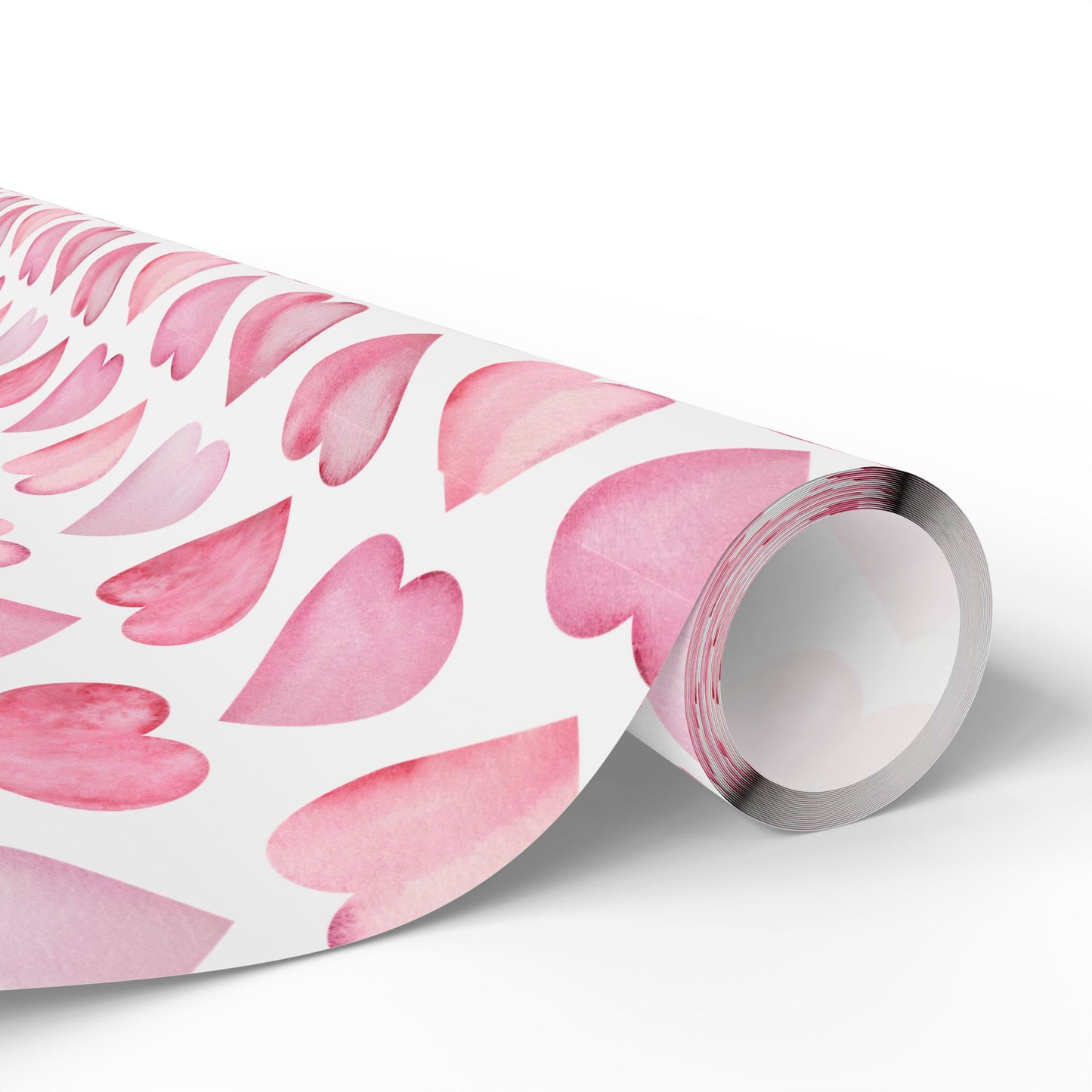 Shades of Pink Heart Wrapping Paper — Coquette Gift Wrap