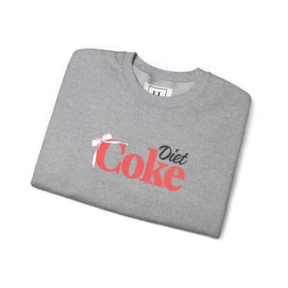 Bow 'Diet Coke' Crewneck Sweatshirt - Embroidered
