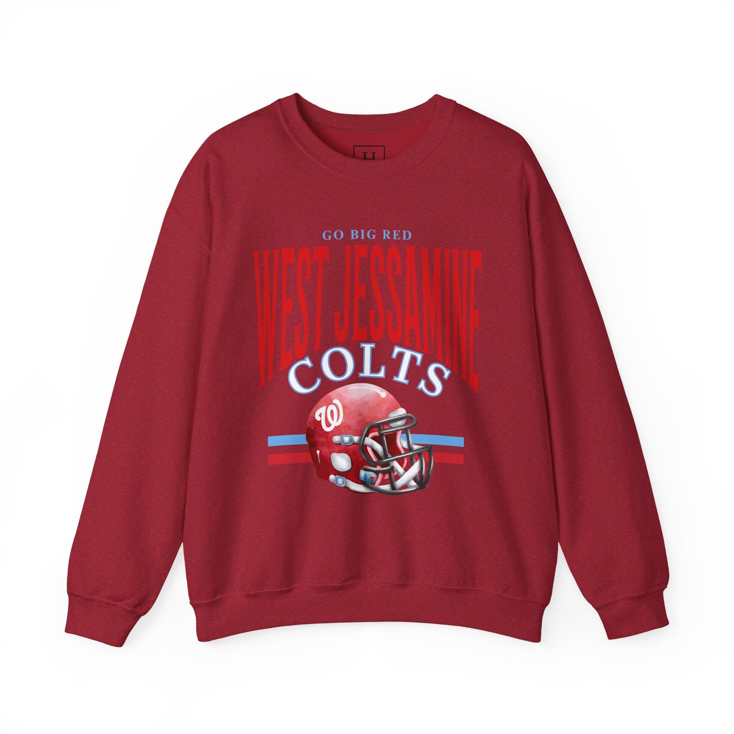 Go Big Red West Jessamine Football - Unisex Sweatshirt