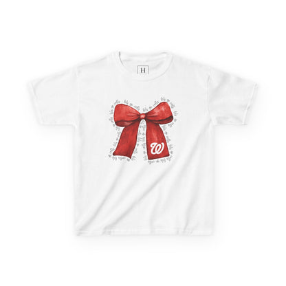 YOUTH - Let's Go Colts Bow - W Logo Unisex T-Shirt